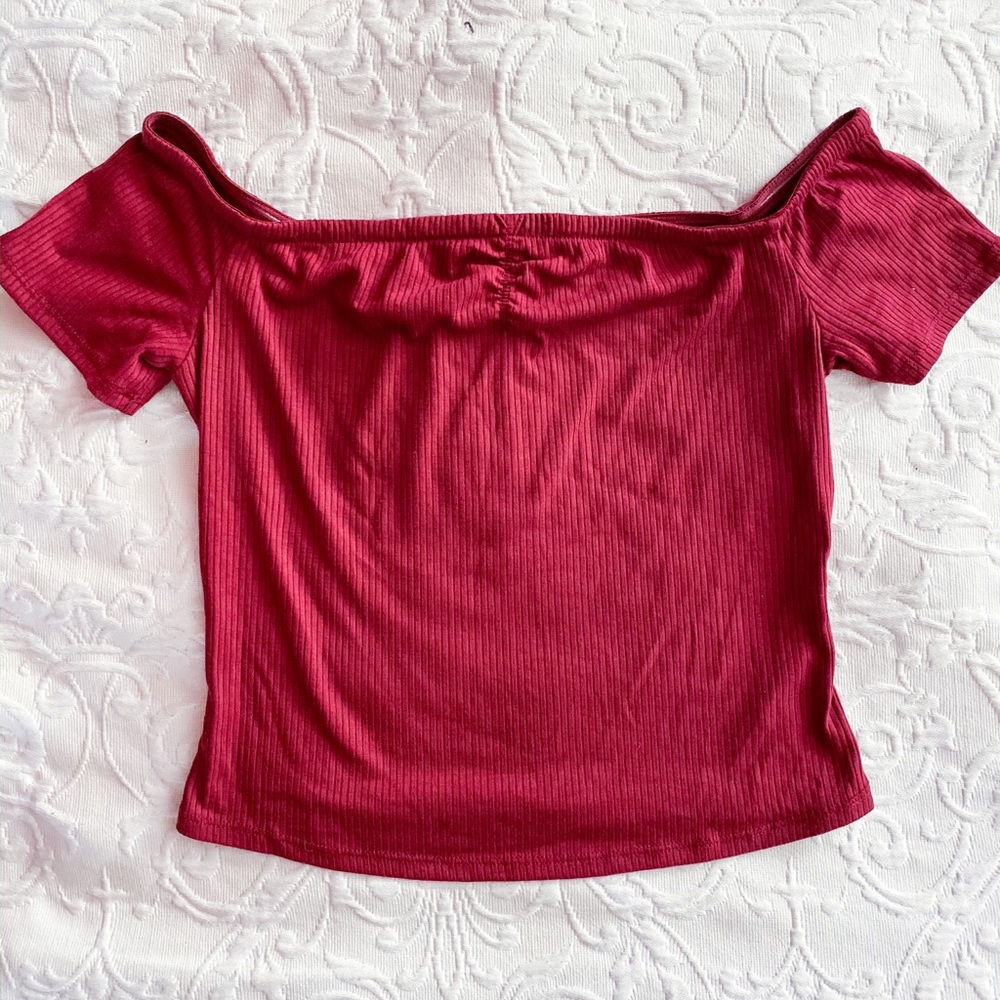 Mossimo Off the Shoulder Short-Sleeve Top